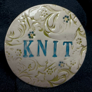 Coaster, for Textile Folks - KNIT