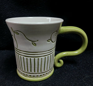 Mug, carved Vine